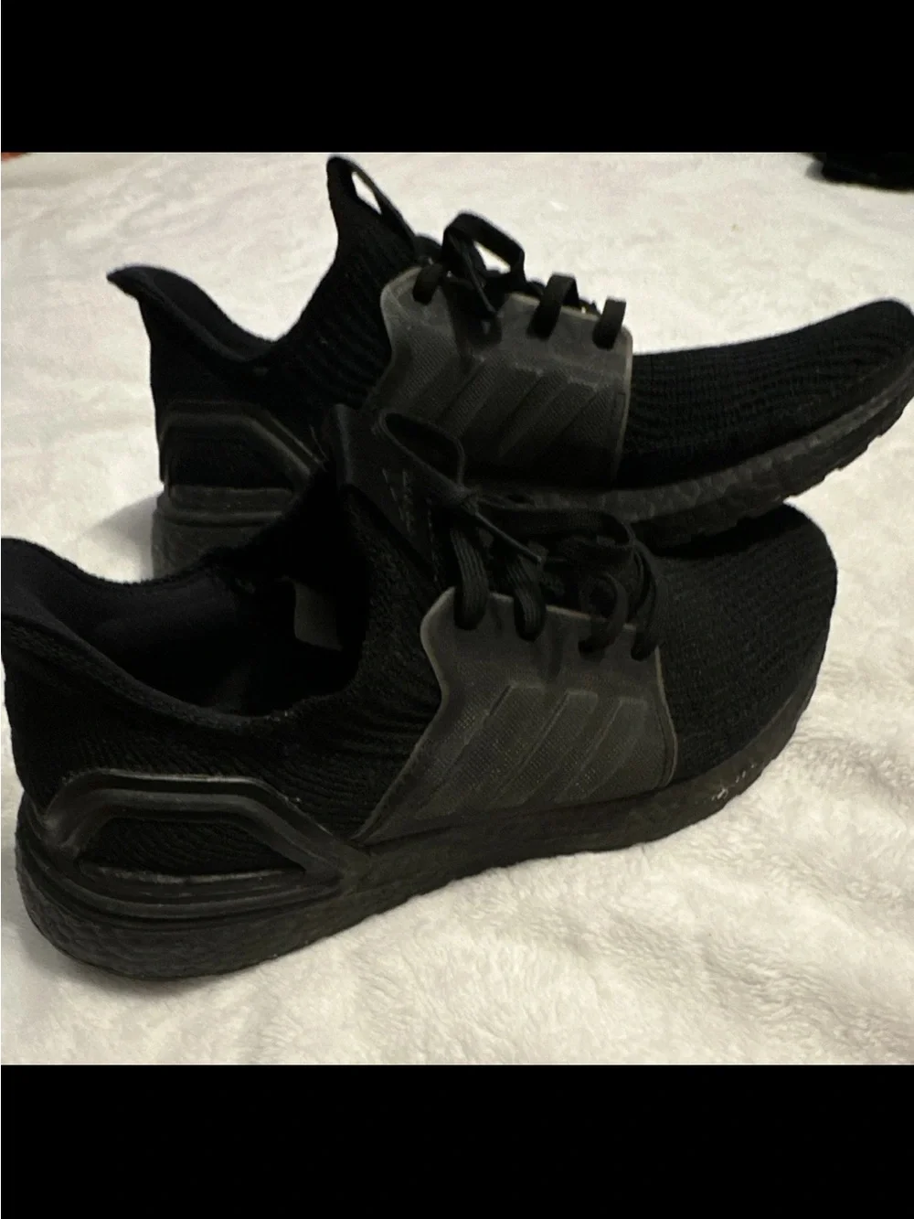 adidas Men’s All-Black Knit Running Sneakers